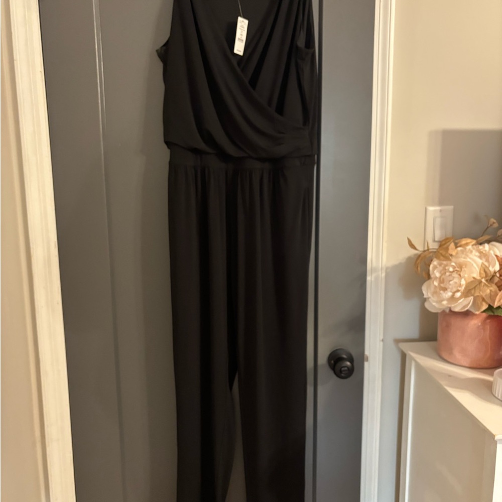 White House Black Market Classic Black Jumpsuit